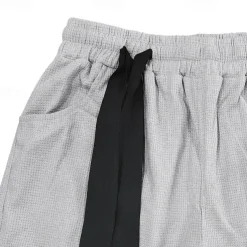 Men's Athletic Pants Sweatpants Joggers Trousers Pocket Drawstring Elastic Waist Plain Comfort Sports Outdoor Daily Fashion Casual Black White Micro-elastic