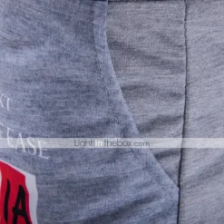 Men's Athletic Pants Sweatpants Capri Pants Drawstring Print Letter Sports Outdoor Weekend Streetwear Stylish Black White Micro-elastic