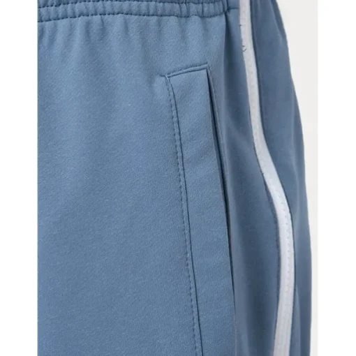 Men's Athletic Pants Sweatpants Tear Away Pants Trousers Straight Leg Sweatpants Zipper Pocket Elastic Waist Plain Comfort Sports Outdoor Daily Fashion Casual Black Blue Micro-elastic