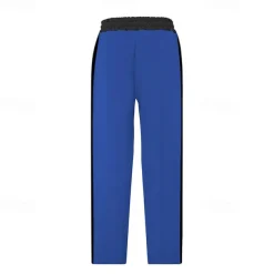 Men's Athletic Pants Wide Leg Sweatpants Trousers Pocket Drawstring Elastic Waist Color Block Comfort Sports Outdoor Daily Fashion Casual Black Red Micro-elastic