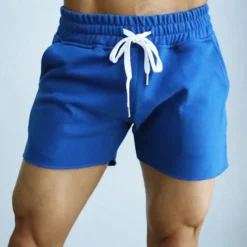 Men's Athletic Shorts Active Shorts Sweatpants Running Shorts Drawstring Solid Colored Outdoor Sports Short Daily Weekend Cotton Sporty Slim Black Army Green