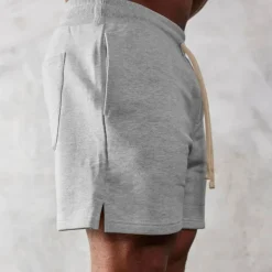 Men's Athletic Shorts Running Shorts Gym Shorts Sports Going out Weekend Breathable Quick Dry Running Casual Pocket Drawstring Elastic Waist Plain Knee Length Gymnatics Activewear Black Light Grey