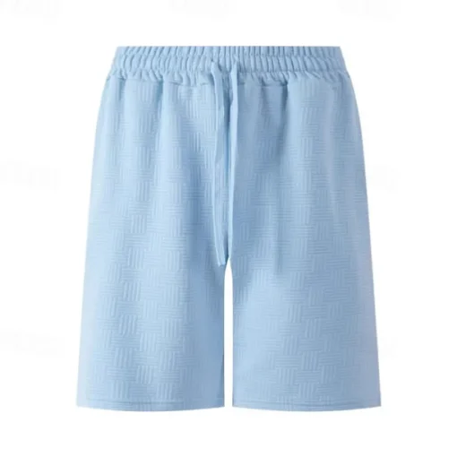 Men's Athletic Shorts Sweat Shorts Shorts Summer Shorts Pocket Drawstring Elastic Waist Plain Comfort Breathable Short Outdoor Sports Classic Casual Black White