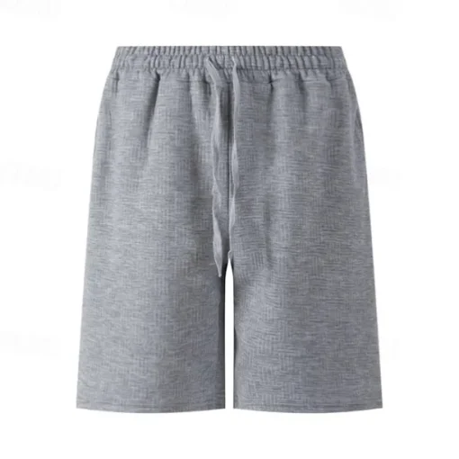 Men's Athletic Shorts Sweat Shorts Shorts Summer Shorts Pocket Drawstring Elastic Waist Plain Comfort Breathable Short Outdoor Sports Classic Casual Black White