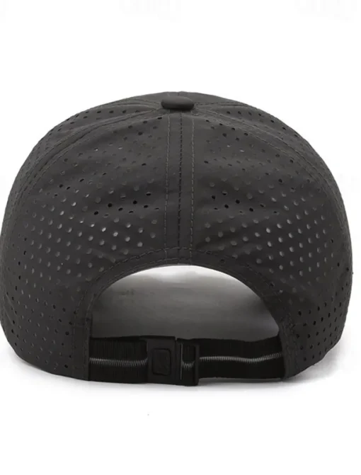 Men's Baseball Cap Sun Hat Trucker Hat Black White Polyester Fashion Casual Street Daily Plain Adjustable Sunscreen Breathable Quick Dry