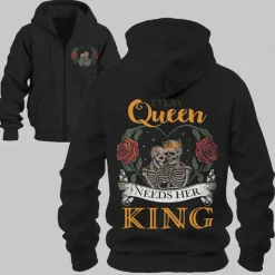 Men's Basic Sporty Basic Rose Skull Black White Carnival Performance Party Hooded Fall Winter Clothing Apparel Designer Other Prints S M L