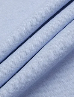 Men's Beach Wedding Linen Suits Peak Sky Blue Dark Blue Fashion Casual Solid Colored Tailored Fit 2 Piece Single Breasted One-button