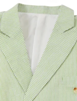 Men's Beach Wedding Suits Shawl Lapel Peak Apple Green Champagne Solid Colored Standard Fit 2 Piece Double Breasted Six-buttons