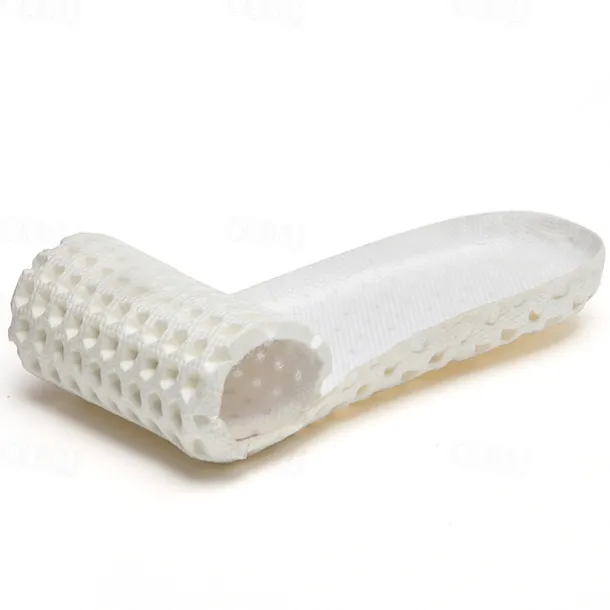 Men's Beige Mesh Sneakers with Lace-up & Velcro Strap, Breathable Casual Sports Shoes for Summer