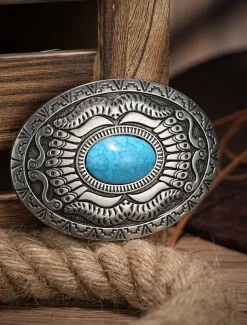 Men's Belt Buckle Buckle Silver Bronze Alloy Vintage Style Retro Vintage Eagle Texas Daily Religious Celebrations