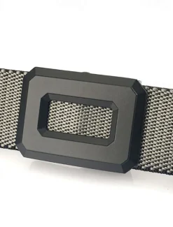 Men's Belt Nylon Belt Reversible Belt Waist Belt Red Kakhi Alloy Durable Adjustable Plain Outdoor Daily