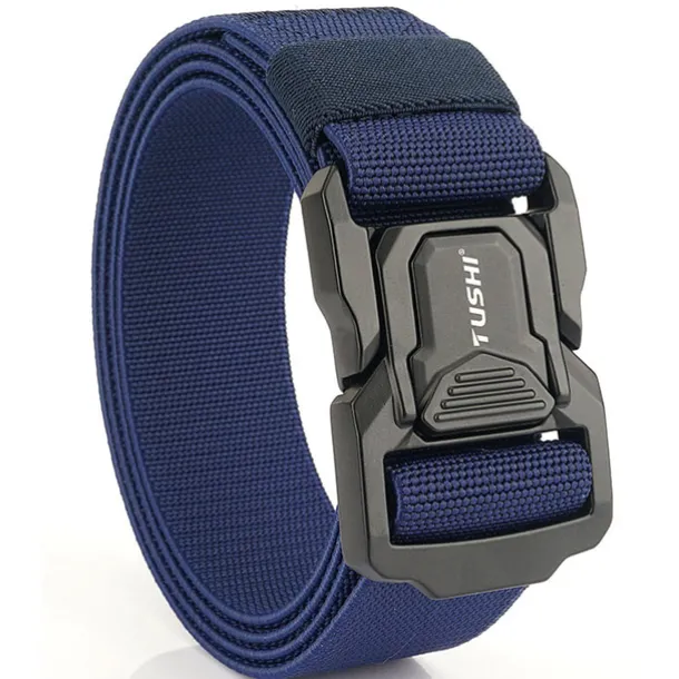 Men's Belt Tactical Belt Nylon Web Work Belt Black Royal Blue Nylon Military Army Plain Daily Wear Going out Weekend
