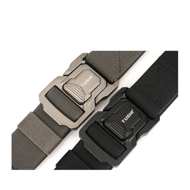 Men's Belt Tactical Belt Nylon Web Work Belt Black Royal Blue Nylon Military Army Plain Daily Wear Going out Weekend