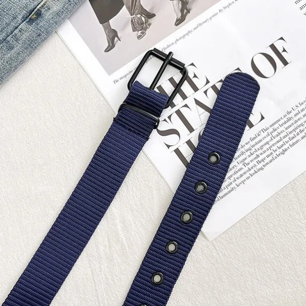 Men's Belt Tactical Belt Nylon Web Work Belt Black Blue Canvas Stainless Steel / Iron Military Army Plain Daily Wear Going out Weekend