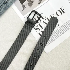 Men's Belt Tactical Belt Nylon Web Work Belt Black Blue Canvas Stainless Steel / Iron Military Army Plain Daily Wear Going out Weekend