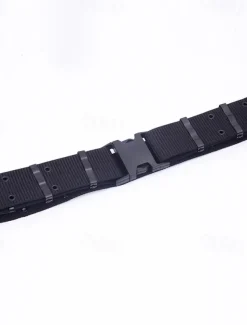 Men's Belt Tactical Belt Nylon Web Work Belt Black Brown Straw Military Army Plain Daily Wear Going out Weekend