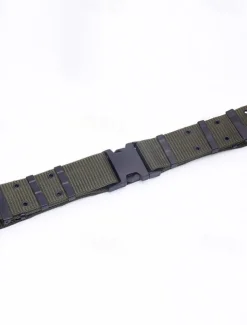 Men's Belt Tactical Belt Nylon Web Work Belt Black Brown Straw Military Army Plain Daily Wear Going out Weekend