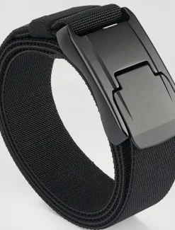 Men's Belt Tactical Belt Waist Belt Black Kakhi Polyester Alloy Durable Adjustable Plain Outdoor Daily