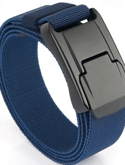 Men's Belt Tactical Belt Waist Belt Black Kakhi Polyester Alloy Durable Adjustable Plain Outdoor Daily