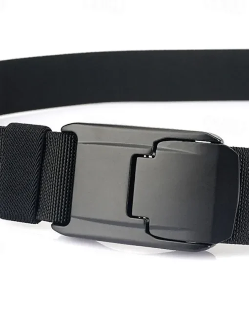 Men's Belt Tactical Belt Waist Belt Black Kakhi Polyester Alloy Durable Adjustable Plain Outdoor Daily