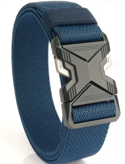 Men's Belt Tactical Belt Waist Belt Black Kakhi Alloy Durable Adjustable Plain Outdoor Daily