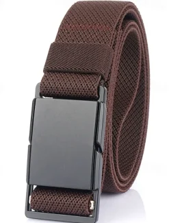 Men's Belt Tactical Belt Waist Belt Black Kakhi Polyester Alloy Durable Adjustable Plain Outdoor Daily