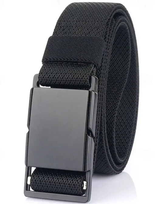 Men's Belt Tactical Belt Waist Belt Black Kakhi Polyester Alloy Durable Adjustable Plain Outdoor Daily