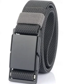 Men's Belt Tactical Belt Waist Belt Black Kakhi Polyester Alloy Durable Adjustable Plain Outdoor Daily