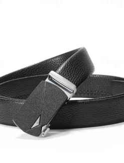 Men's Belt Waist Belt Silver Black Alloy Durable Adjustable Plain Outdoor Daily