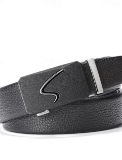 Men's Belt Waist Belt Silver Black Alloy Durable Adjustable Plain Outdoor Daily