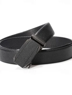 Men's Belt Waist Belt Silver Black Alloy Durable Adjustable Plain Outdoor Daily