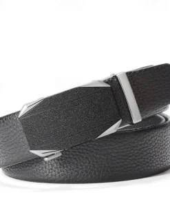 Men's Belt Waist Belt Silver Black Alloy Durable Adjustable Plain Outdoor Daily