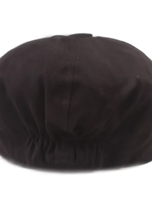Men's Beret Hat Newsboy Hat Black Yellow Cotton Streetwear Stylish Casual Outdoor Daily Going out Plain Sunscreen