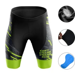 Men's Bike Shorts Cycling Padded Shorts Bike Padded Shorts / Chamois Mountain Bike MTB Road Bike Cycling Sports 3D Pad Cycling Breathable Quick Dry Yellow Red Polyester Spandex Clothing Apparel Bike