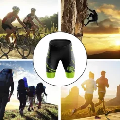 Men's Bike Shorts Cycling Padded Shorts Bike Padded Shorts / Chamois Mountain Bike MTB Road Bike Cycling Sports 3D Pad Cycling Breathable Quick Dry Yellow Red Polyester Spandex Clothing Apparel Bike