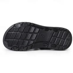 Men's Black Comfort Sandals – Adjustable Straps, Non-Slip Sole, Casual and Durable Footwear for Everyday Wear