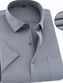 Men's Black White Yellow Pink Short Sleeve Square Neck Summer Clothing Apparel Print