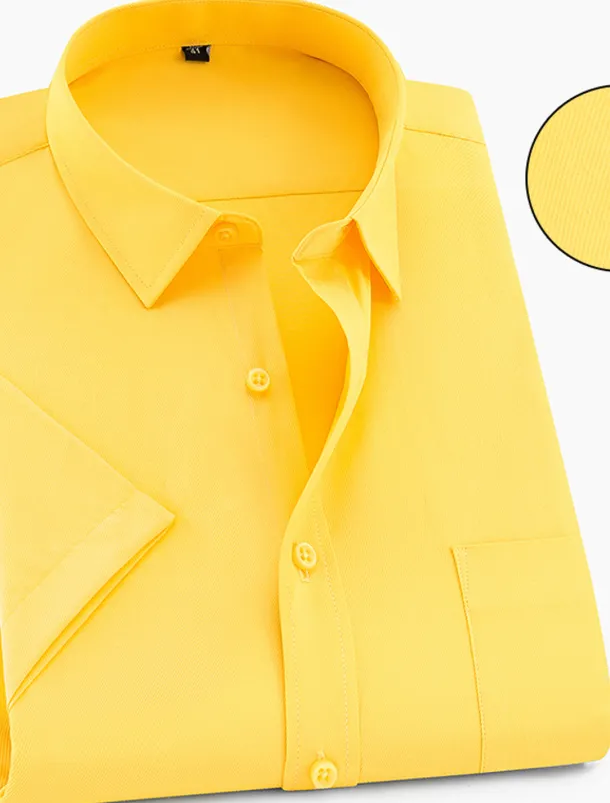 Men's Black White Yellow Pink Short Sleeve Square Neck Summer Clothing Apparel Print