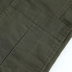 Men's Blazer Business Cocktail Party Wedding Party Fashion Casual Spring & Fall 100% Cotton Solid Color Pocket Buttons Comfortable Single Breasted Blazer Black Green khaki