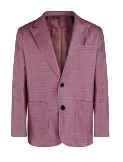 Men's Blazer Jacket Sport Coat Casual Wine Blue Regular Fit