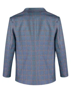 Men's Blazer Jacket Sport Coat Casual Wine Blue Regular Fit