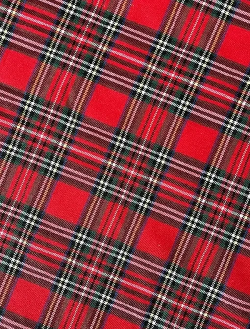 Men's Blazer Jacket Sport Coat Notch Collar Fashion Plaid Blazer Red Standard Fit Single Breasted One-button
