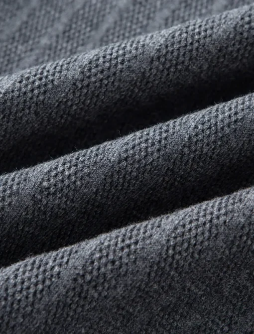 Men's Blazer Jacket Sweater Coat School Formal Wedding Elegant Warm Spring Fall Wool Nylon Solid Color Jacquard Multiple Pockets Comfy Single Breasted Two-button Blazer Black Dark Grey Army Green