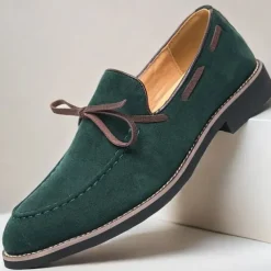 Men's Blue Loafers - Suede Faux Leather with Tassel Detailing, Stylish and Comfortable Slip-On Shoes for Men, Perfect for Casual, Office and Everyday Wear