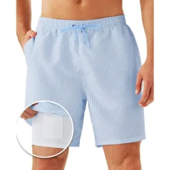 Men's Board Shorts Swim Shorts Swim Trunks Shorts With Compression Liner Plain Comfort Breathable Holiday Going out Swimming Pool Hawaiian Boho Black Pink