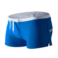 Men's Board Shorts Swim Shorts Swim Trunks Drawstring with Mesh lining Zipper Pocket Solid Color Quick Dry Comfortable Holiday Swimming Pool Hawaiian Casual / Sporty Slim Black White Low Waist