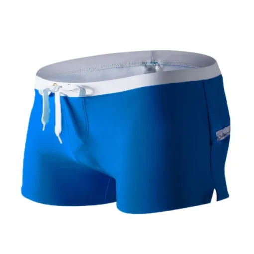 Men's Board Shorts Swim Shorts Swim Trunks Drawstring with Mesh lining Zipper Pocket Solid Color Quick Dry Comfortable Holiday Swimming Pool Hawaiian Casual / Sporty Slim Black White Low Waist