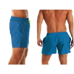 Men's Board Shorts Swim Shorts Swim Trunks Summer Shorts Beach Shorts Drawstring Elastic Waist Plain Quick Dry Short Daily Holiday Hawaiian Boho Black Yellow Micro-elastic