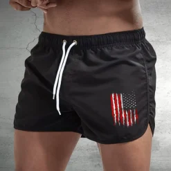 Men's Board Shorts Swim Shorts Swim Trunks Drawstring Elastic Waist National Flag Comfort Quick Dry Short Holiday Beach Weekend Fashion Casual Black Yellow Micro-elastic