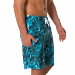 Men's Board Shorts Swim Shorts Swim Trunks Summer Shorts Bermuda shorts Drawstring with Mesh lining Elastic Waist 3D Print Ocean Breathable Quick Dry Knee Length Casual Daily Beach Fashion Streetwear